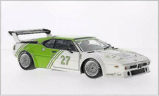 Bmw M1 1980 1/18 Minichamps E26 blanco/verde No.27 coche miniatura