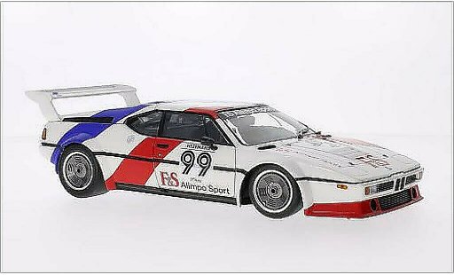 Bmw M1 1979 1/18 Minichamps E26 blanco/verde No.99 coche miniatura