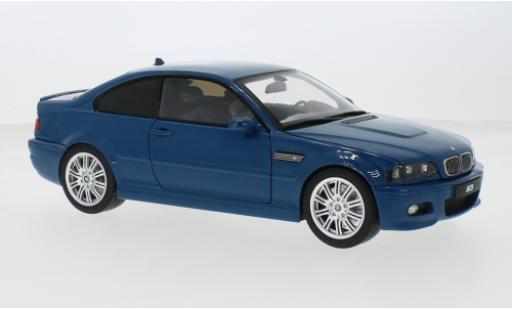 Bmw M3 1/18 Norev CSL E46 blau 1:18 coche miniatura
