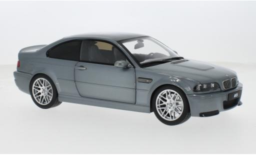 Bmw M3 1/18 Norev CSL E46 grau 1:18 coche miniatura