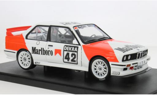 Bmw M3 1/18 Werk83 (E30) DTM Zolder 1991 Marlboro Dealer Team #42 Cor Euser 1:18 coche miniatura