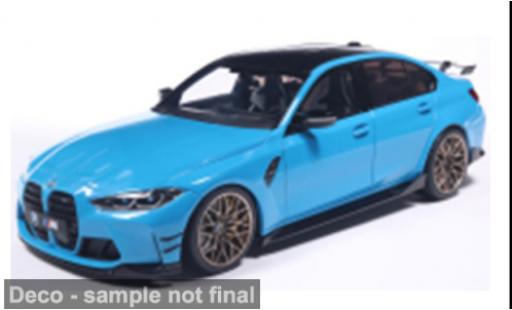 Bmw M3 1/18 Solido (G80) blau/schwarz 1:18 coche miniatura