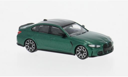 Bmw M3 1/87 Minichamps (G80) gr&uuml;n 2020 1:87 coche miniatura