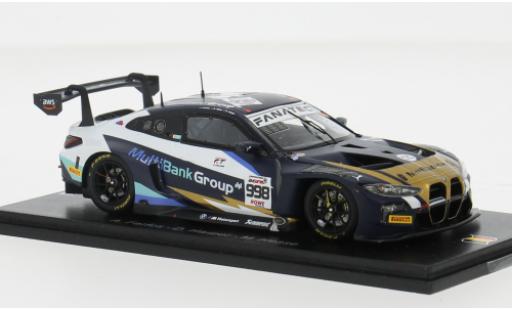 Bmw M4 1/43 Spark GT3 #998 1:43 coche miniatura