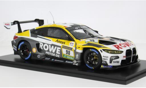 Bmw M4 1/18 Spark GT3 EVO 24h N&uuml;rburgring 2025 Rowe Racing #98 A.Farfus/J.Krohn 1:18 coche miniatura