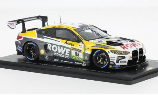 Bmw M4 1/43 Spark GT3 EVO 24h Nürburgring 2025 Rowe Racing #98 A.Farfus/J.Krohn 1:43 coche miniatura