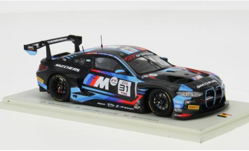 Coche miniatura Bmw M4 gt3 EVO 24h Spa 2025 Team WRT #31 U.de Wilde/C.Weerts 1/43 Spark