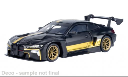 Bmw M4 1/24 Motormax GT3 schwarz/gold 1:24 coche miniatura