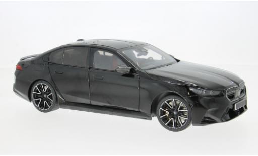 Coche miniatura Bmw M5 berline (G90) negro 2024 1/18 Minichamps