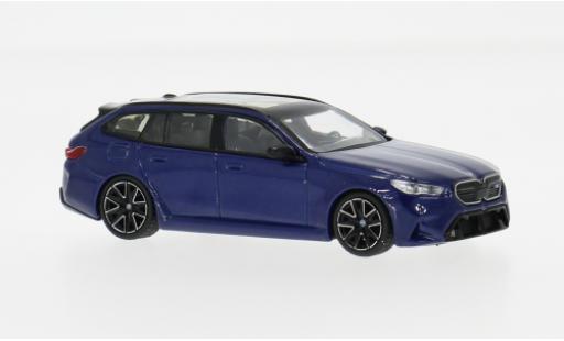 Bmw M5 1/64 Mini GT (G99) blau/schwarz 2024 1:64 coche miniatura