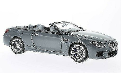 Bmw M6 Cabriolet 1/18 Paragon F12 gris coche miniatura