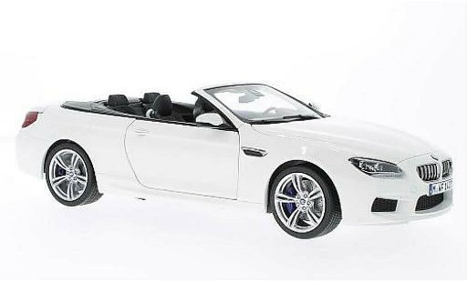 Bmw M6 Cabriolet 1/18 Paragon F12 M blanco coche miniatura