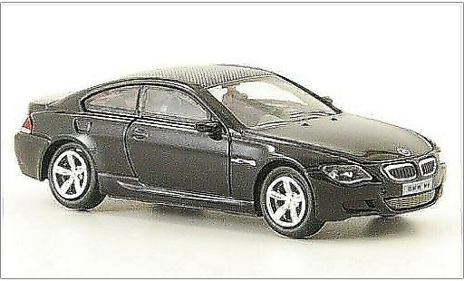Bmw M6 Coupe 1/87 Ricko E63 negro 2006 coche miniatura
