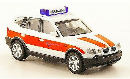 Bmw X3 E83 1/87 Herpa ELW Werksbomberos Salzgitter AG coche miniatura