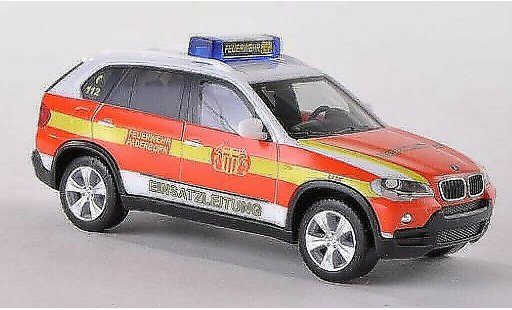 Bmw X5 E70 1/87 Herpa Einsatzleitwagen FW Paderborn coche miniatura