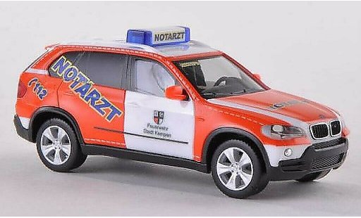 Bmw X5 E70 1/87 Herpa Notarzt Bomberos Kempen coche miniatura