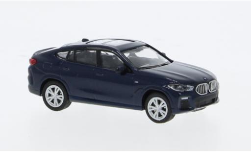 Coche miniatura Bmw X6 1/87 Minichamps blau 1:87 Bmw X6 1/87 Minichamps blau 1:87 coche miniatura