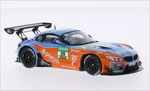 Bmw Z4 GT3 1/43 Minichamps E89 No.20 Team Schubert Pixum ADAC GT Masters 2014 /J.Klingmann coche miniatura