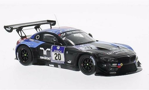 Bmw Z4 GT3 1/43 Minichamps E89 No.20 Team Schubert 24h Nurburgring 2013 /Hurtgen coche miniatura