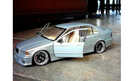 Bmw 318 tuning 1/18 Ut Models E36 is berline jantes racing harts 18 pouces coche miniatura
