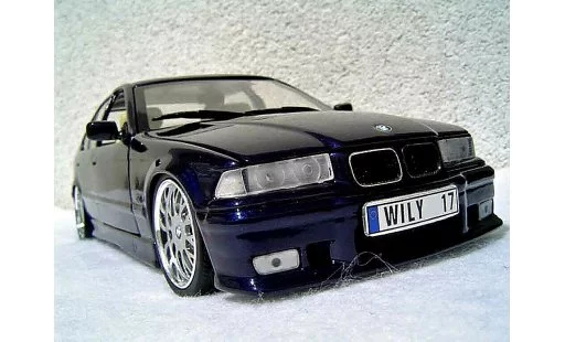 Bmw 325 kit m3 1/18 Ut Models E36 berline tds azul metallized coche miniatura