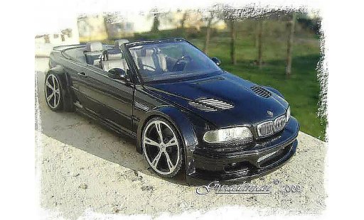 Bmw M3 Cabriolet 1/18 Minichamps GTR E46 ac schnitzer coche miniatura