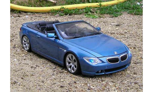 Bmw 645 Cabriolet 1/18 Welly E64 ci tuning coche miniatura