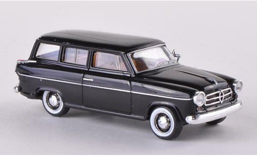 Borgward Isabella break 1/87 Herpa Familiar negro coche miniatura