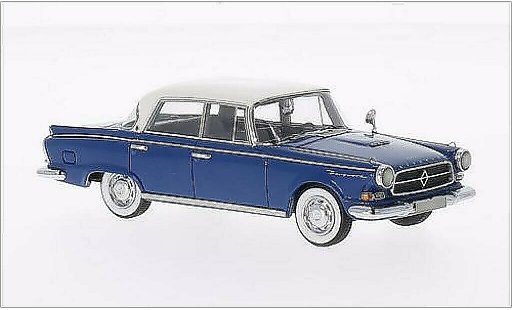 Borgward P100 berline 1/43 Neo azul/blanco 1960 coche miniatura