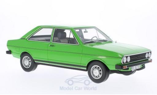 Coche miniatura Audi 80 1/18 BoS Models GT verde 1973 ohne Vitrine Audi 80 1/18 BoS Models GT verde 1973 ohne Vitrine coche miniatura