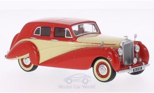 Coche miniatura Bentley Mark 6 1/43 BoS Models MK VI Harold Radford Countryman Saloon rojo/beige RHD 1951 Bentley Mark 6 1/43 BoS Models MK VI Harold Radford Countryman Saloon rojo/beige RHD 1951 coche miniatura