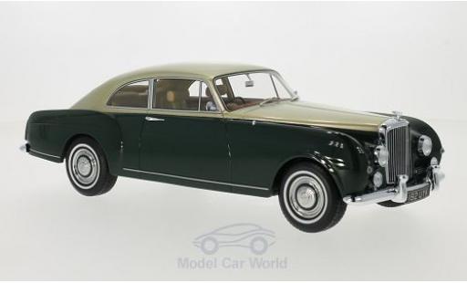 Bentley S1 1/18 BoS Models Continental Mulliner Sports Saloon verde/gold RHD 1956 coche miniatura