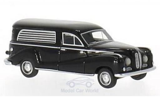 Bmw 502 1/87 BoS Models negro 1952 Bestattungswagen coche miniatura