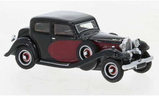Coche miniatura Bugatti 57 1/87 BoS Models Typ Galibier rouge/negro 1934 Bugatti 57 1/87 BoS Models Typ Galibier rouge/negro 1934 coche miniatura