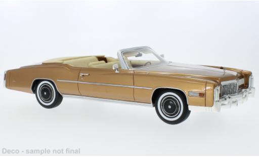 Cadillac Eldorado 1/18 BoS Models Cabriolet metallise bronze 1976 coche miniatura
