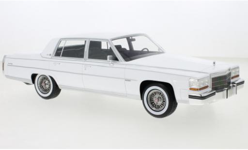 Cadillac Fleetwood 1/18 BoS Models Brougham blanche 1982 coche miniatura