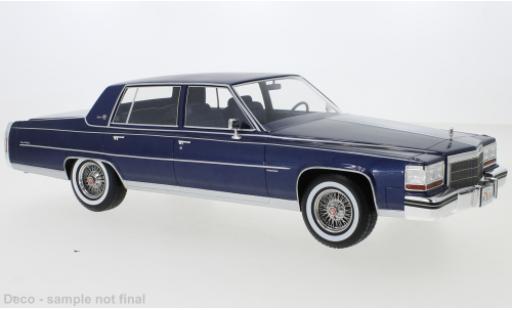 Cadillac Fleetwood 1/18 BoS Models Brougham metallise azul foncé 1982 coche miniatura