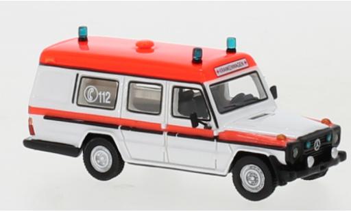 Mercedes Classe G 1/87 BoS Models G-classe Binz blanche/rouge Ambulance 1985 coche miniatura