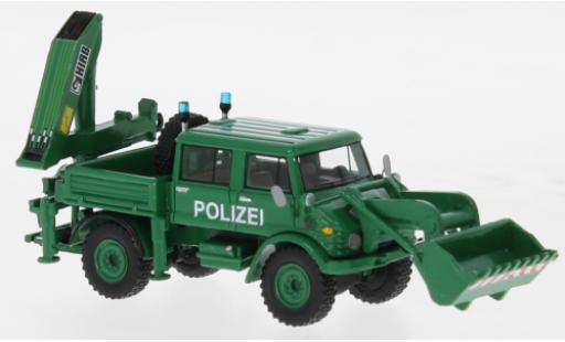 Coche miniatura Mercedes Unimog 1/87 BoS Models U416 DoKa police 1977 Mercedes Unimog 1/87 BoS Models U416 DoKa police 1977 coche miniatura