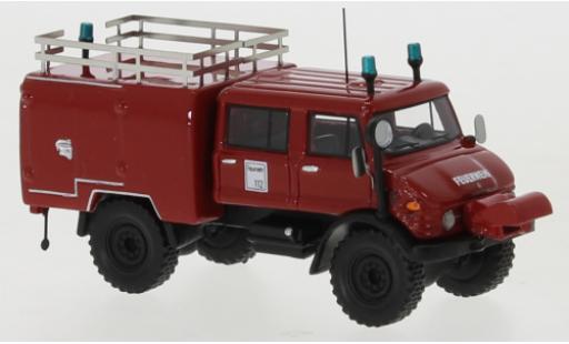 Coche miniatura Mercedes Unimog 1/87 BoS Models U416 DoKa pompiers 1977 Mercedes Unimog 1/87 BoS Models U416 DoKa pompiers 1977 coche miniatura