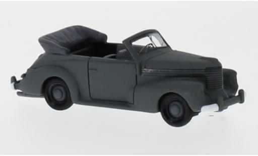 Opel Capitaine 1/87 BoS Models BoS-Models cabriolet gris mat Wehrmacht 1940 coche miniatura