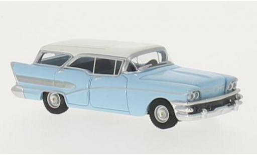 Coche miniatura Buick Century 1/87 BoS Models Caballero azul/blanco 1958 Buick Century 1/87 BoS Models Caballero azul/blanco 1958 coche miniatura