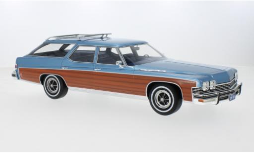 Coche miniatura Buick Estate 1/18 BoS Models Wagon metallise blau/Holzoptik 1974 1:18 Buick Estate 1/18 BoS Models Wagon metallise blau/Holzoptik 1974 1:18 coche miniatura