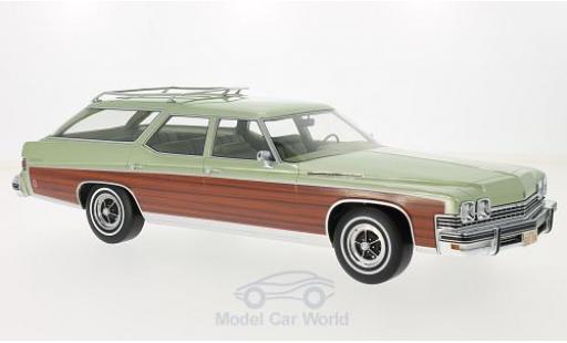 Buick Estate 1/18 BoS Models Wagon metalico verde/Holzoptik 1974 coche miniatura