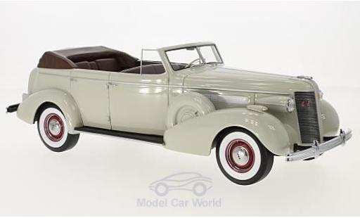 Coche miniatura Buick Roadmaster 1/18 BoS Models 80-C Four-Door Phaeton gris 1937 Buick Roadmaster 1/18 BoS Models 80-C Four-Door Phaeton gris 1937 coche miniatura