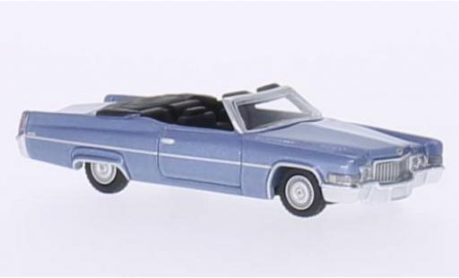 Coche miniatura Cadillac Deville 1/87 BoS Models DeVille Convertible metalico azul 1970 Cadillac Deville 1/87 BoS Models DeVille Convertible metalico azul 1970 coche miniatura