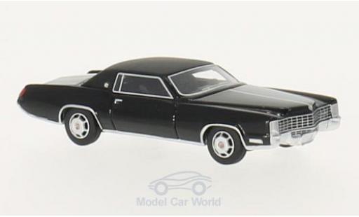 Cadillac Eldorado 1/87 BoS Models negro/matt-negro 1968 coche miniatura