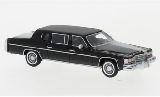 Coche miniatura Cadillac Fleetwood 1/87 BoS Models Formal Limousine negro 1980 Cadillac Fleetwood 1/87 BoS Models Formal Limousine negro 1980 coche miniatura
