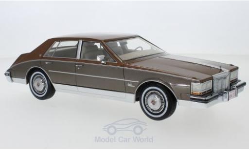 Coche miniatura Cadillac Seville 1/18 BoS Models kupfer/metalico marron 1980 Cadillac Seville 1/18 BoS Models kupfer/metalico marron 1980 coche miniatura