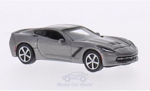Coche miniatura Chevrolet Corvette C7 1/87 BoS Models (C7) Stingray metalico gris 2013 Chevrolet Corvette C7 1/87 BoS Models (C7) Stingray metalico gris 2013 coche miniatura